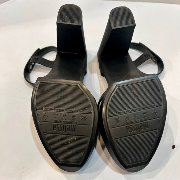 Melissa Black Strappy Heels - Picture 7 of 8